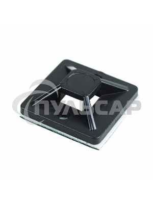 Площадка самоклеящаяся Rexant 20х20 мм, черная, упаковка 100 шт.