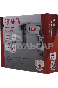 Дрель ударная Ресанта ДУ-15/850 850Вт патрон:кулачковый реверс