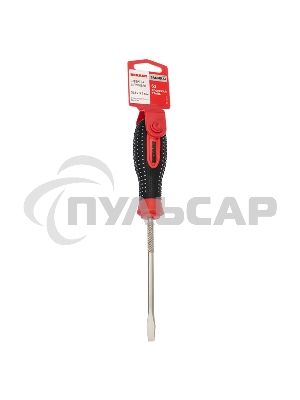 Отвертка шлицевая SL 6х125 мм, трехкомпонентная рукоятка, сталь S2 Rexant