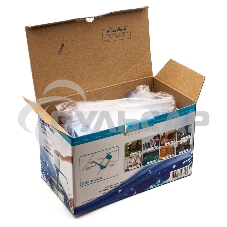 Помпа для 19л бутыли Aqua Work Дельфин Квик механический голубой/белый