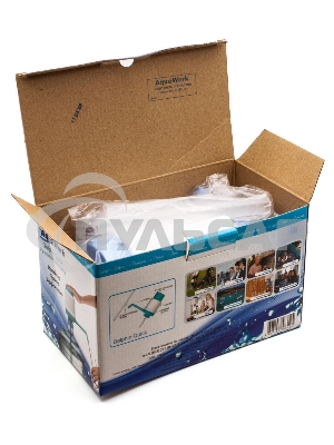 Помпа для 19л бутыли Aqua Work Дельфин Квик механический голубой/белый