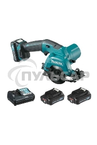 Пила циркулярная MAKITA HS301DWAE10.8В 2х2А·ч Li-ion 1500об\м диск-ф85мм рез-25.5мм 1.6кг чем