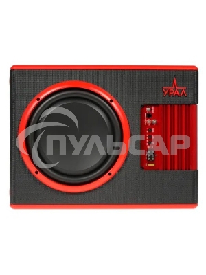 Сабвуфер автомобильный Ural АС-У12А черный 300Вт активный (30см/12