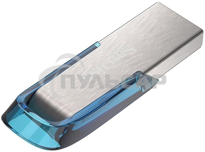 Флешка USB 128Gb SanDisk CZ73 Ultra Flair, USB 3.0, Tropical Blue