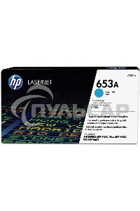 Тонер Картридж HP 653A CF321A голубой для HP MFP M680 (16000стр.)