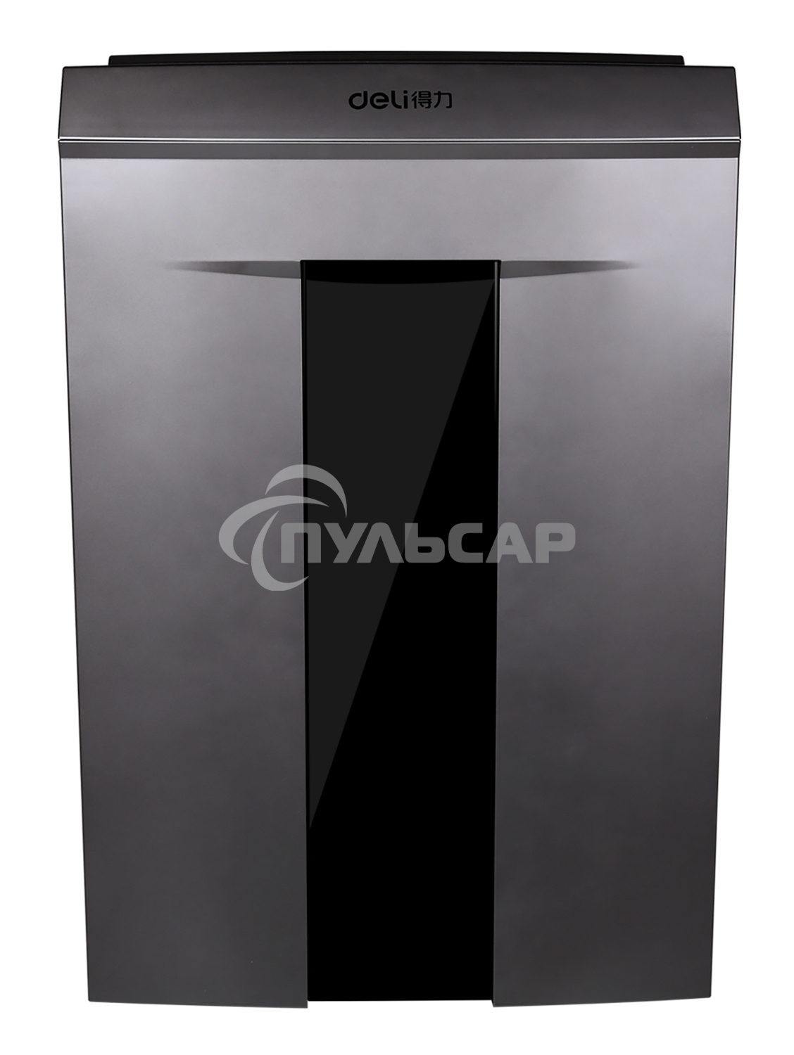 Шредер Deli 9907 серебристый с автоподачей (секр.P-4)/фрагменты/8лист./20лтр./скрепки/скобы/пл.карты/CD