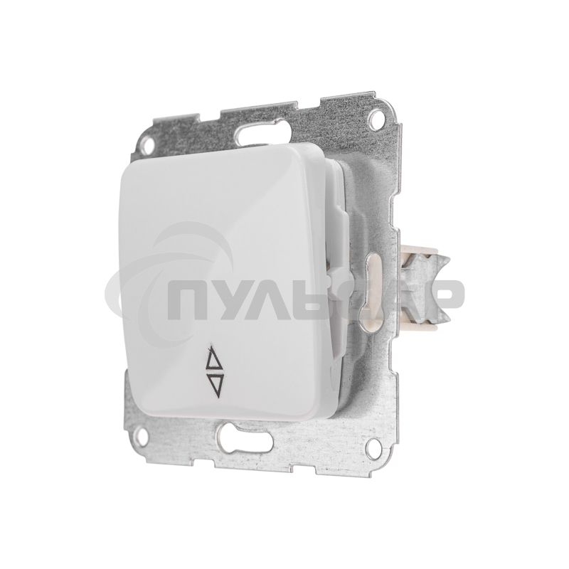 Переключатель DEA 1кл прох. с/у 10А мех. Бел KRANZ