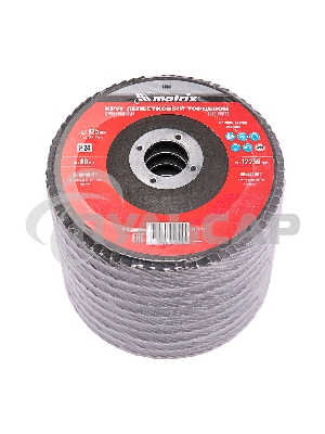 Круг лепестковый торцевой Matrix, P 24, 125 х 22,2 мм