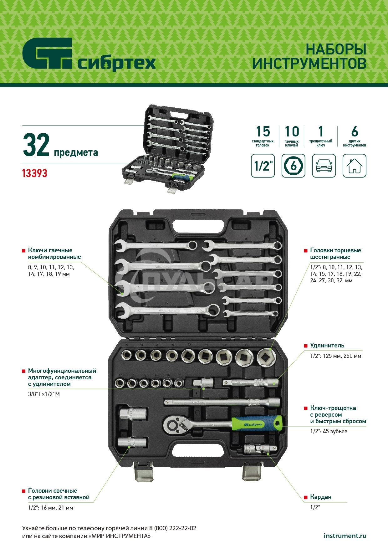 Набор инструментов, 1/2