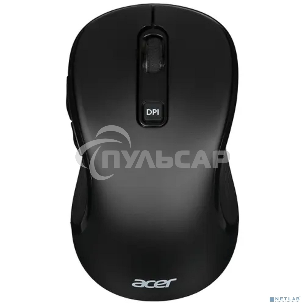 Мышь беспроводная Acer OMR303 черный, 1600 dpi, радиоканал, USB, кнопки - 6