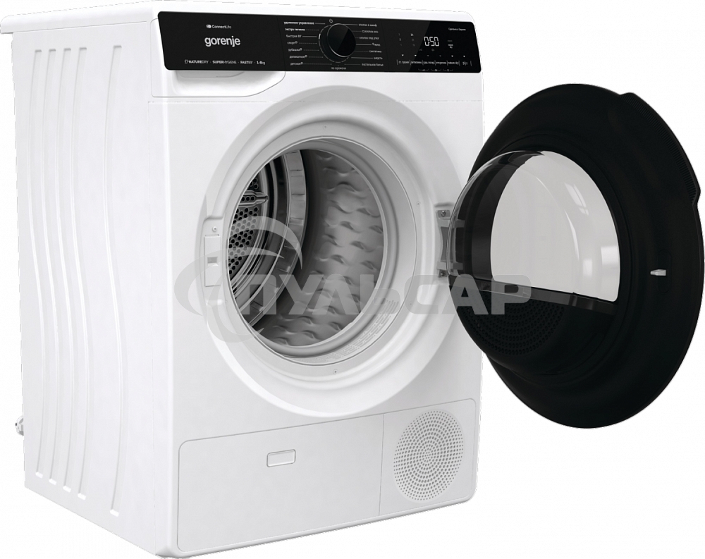 Сушильная машина Gorenje DPNA82WIFI/C белый, 8 кг, сушка - конденсационная, программ - 15, 60 x 85 x 65.3 см