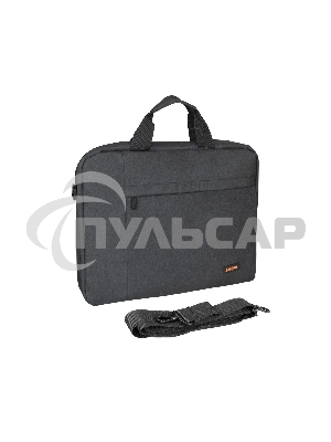 Сумка ExeGate Business ECC-215 Black, черная, полиэстер повышенной плотности 600D, 15.6