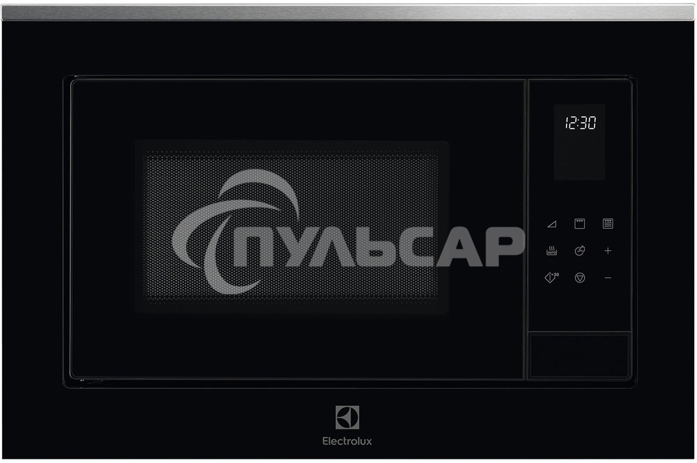 Микроволновая печь встраиваемая Electrolux LMS4253TMX / с грилем, объем 25 л., высота 390 мм, черный/нерж. Сталь
