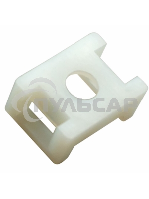 Площадка для крепления стяжки Rexant (ПС-2) 22x16 мм, белая, упаковка 100 шт.