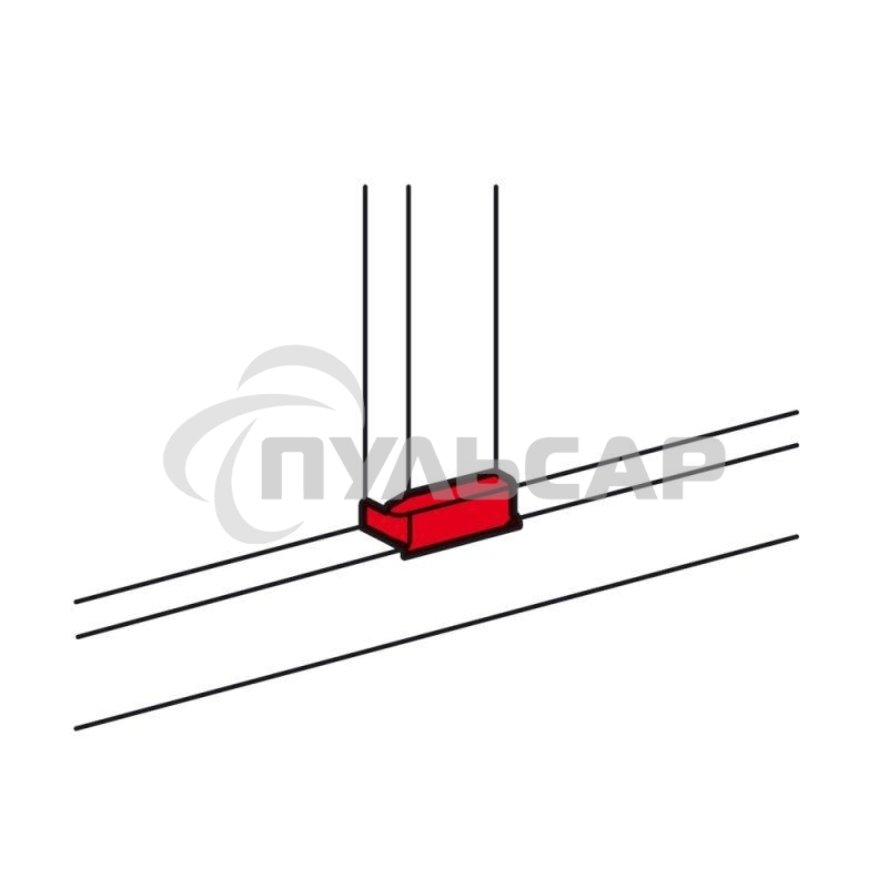 Отвод плоский для односекционных кабель-каналов DLP 50х105 - ширина профиля 105 Legrand