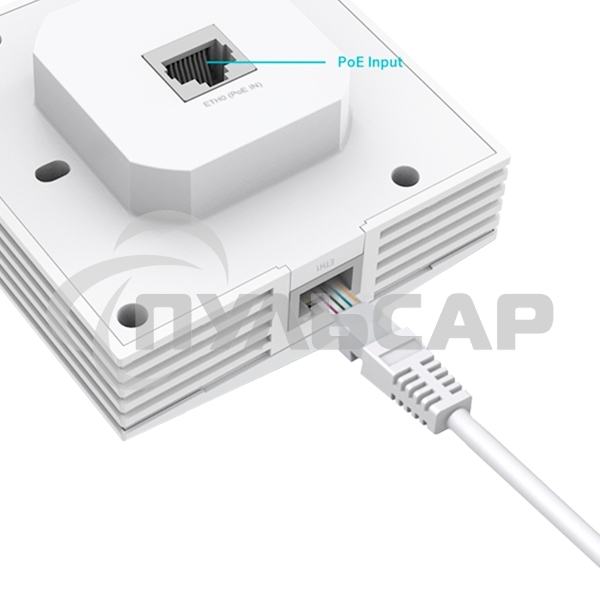 Точка доступа TP-Link EAP650-Wall AX3000 10/100/1000BASE-TX