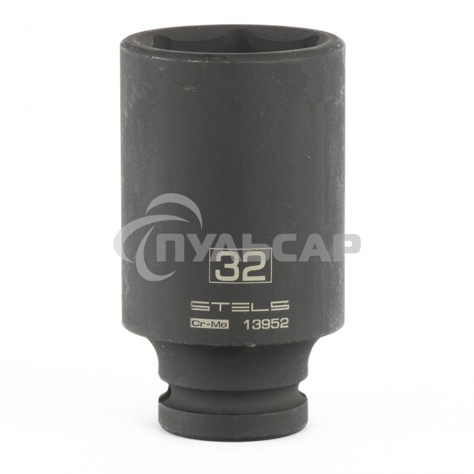 Головка ударная удлиненная шестигранная, 32 мм, 1/2