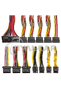 Блок питания ExeGate UNS800, 800W, (ATX, SC, 12cm fan, 24pin, 2x(4+4)pin, 2xPCI-E, 5xSATA, 3xIDE, кабель 220V 1,8м с защитой от выдергивания)
