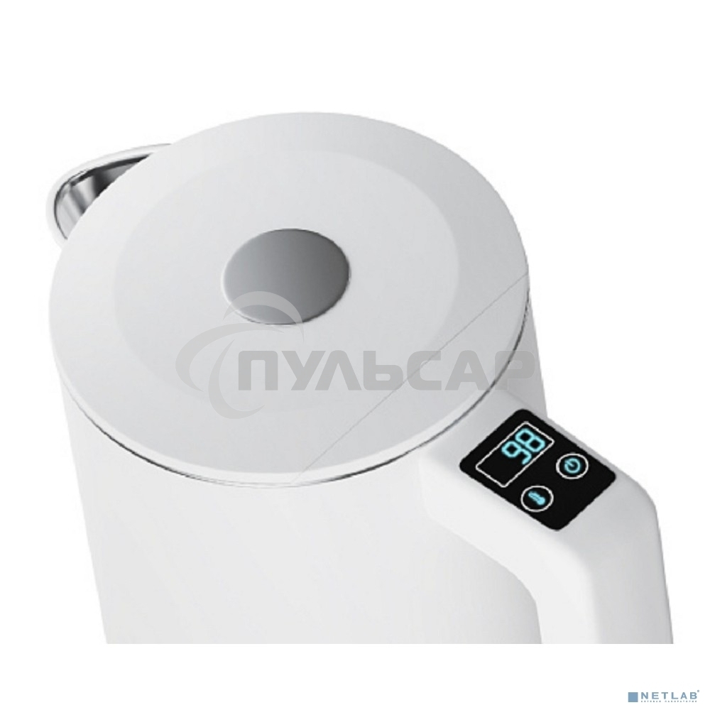 Чайник электрический Redmond SkyKettle KM231S 1.7л, 2200Вт, белый корпус: стекло