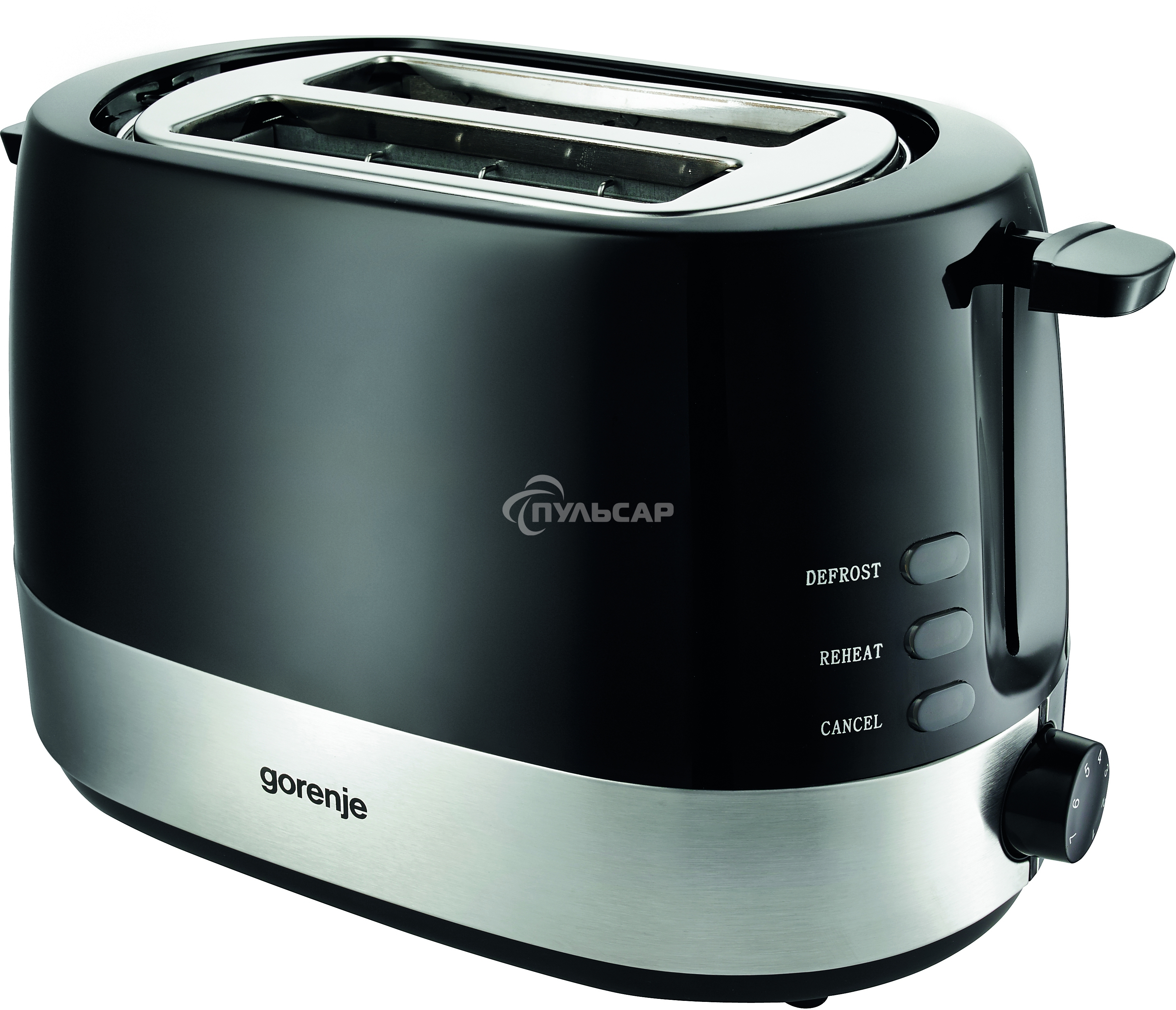 Тостер Gorenje T850BK 850Вт черный/серебристый