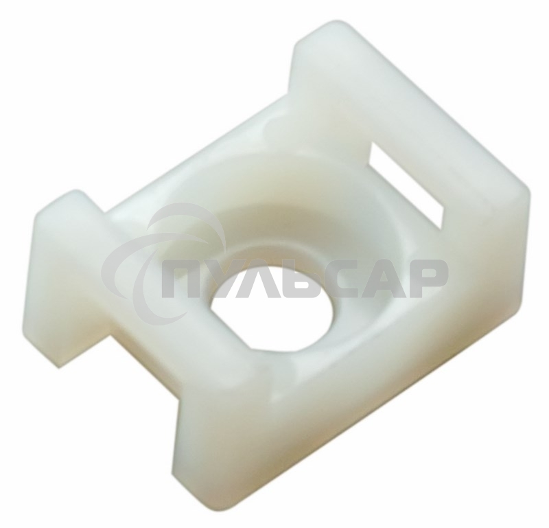 Площадка для крепления стяжки Rexant (ПС-2) 22x16 мм, белая, упаковка 100 шт.