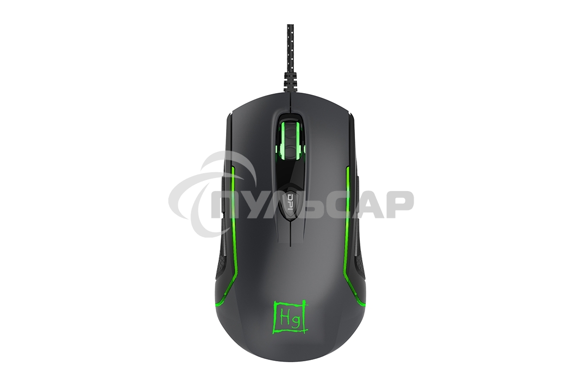 Мышь проводная Harper Gaming Kickback GM-P05 черный, 10000 dpi, USB, кнопки - 8