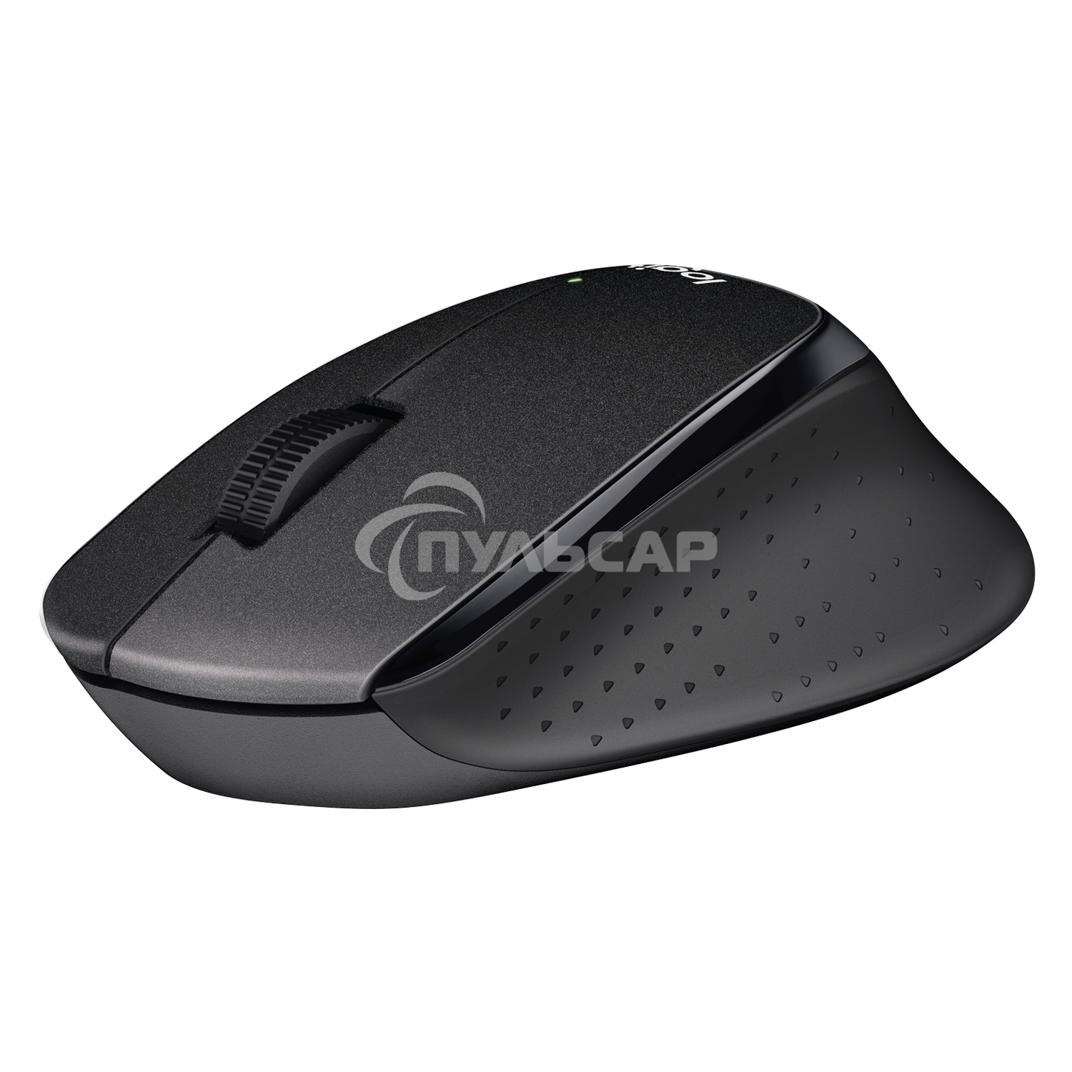 Мышь беспроводная Logitech M330 SILENT PLUS черный, 1000 dpi, радиоканал, USB, кнопки - 3