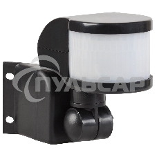 Детектор движения ДД 018 1100Вт угол обз. 270град. дальн. 12м IP44 черный ИЭК LDD10-018B-1100-002