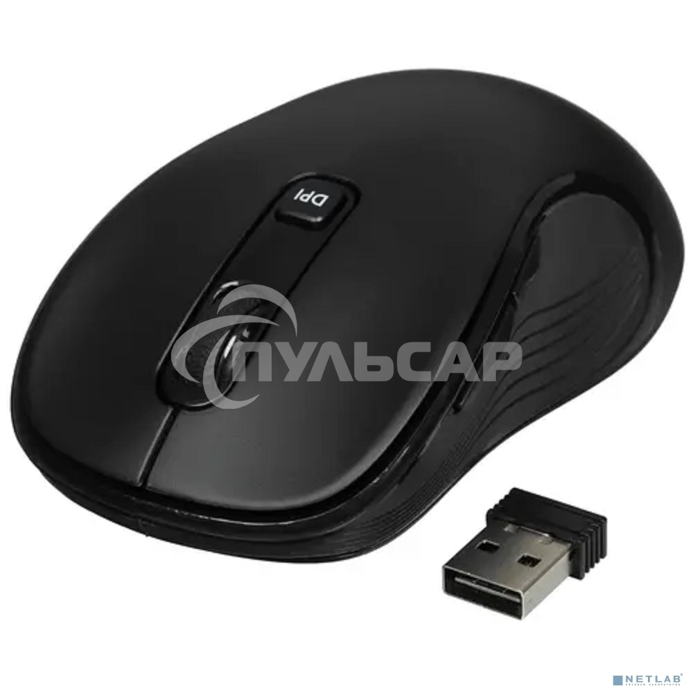 Мышь беспроводная Acer OMR303 черный, 1600 dpi, радиоканал, USB, кнопки - 6