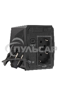 Источник бесперебойного питания ExeGate Power Back BNB-500.LED.2SH 500VA/300W, LED, 2*Schuko, черный