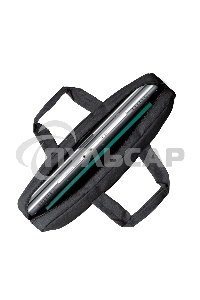 Сумка ExeGate Business ECC-215 Black, черная, полиэстер повышенной плотности 600D, 15.6