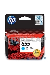 Картридж струйный HP 655 CZ110AE голубой для HP DJ IA 3525/4615/4625/5525/6525 (600стр.)