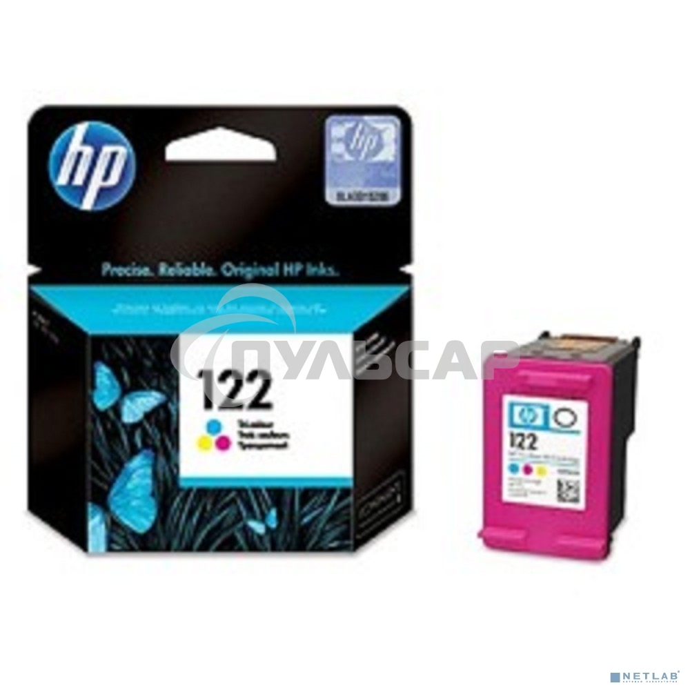 Картридж струйный HP 122 CH562HE многоцветный для HP DJ 1050A/2050A/3000 (100стр.)
