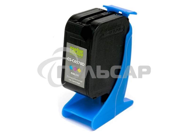 Картридж струйный Cactus CS-C6578D №78 голубой/пурпурный/желтый (19мл) для HP DJ 900/1220C/PS P000/P1100