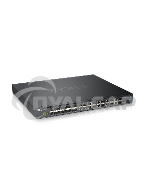 Коммутатор Zyxel XS3800-28 L2+ switch, 4xRJ-45: 1 / 2.5 / 5 / 10G, 8xCombo (SFP: 1 / 10G, RJ-45: 1 / 2.5 / 5 / 10G), 16xSFP +