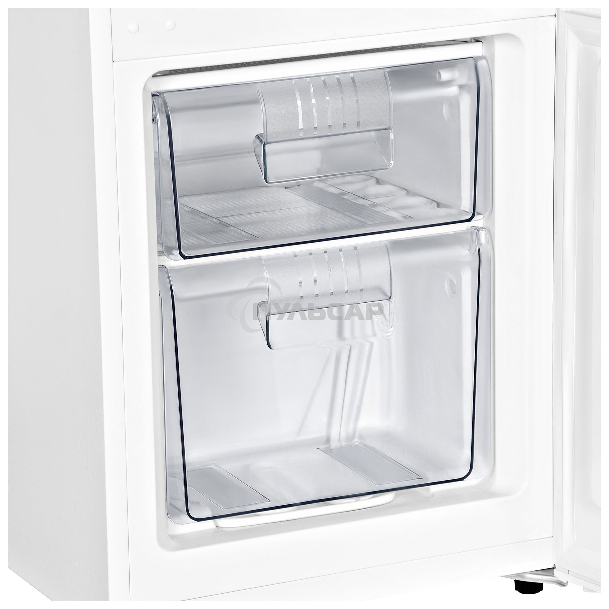 Холодильник Hyundai CC2051WT белый двухкамерный 120/34л морозилка снизу, капельная система