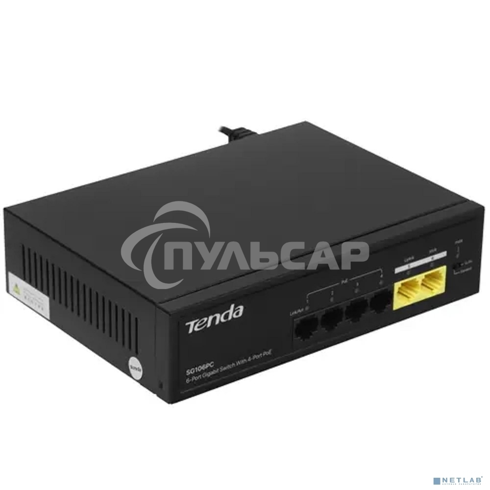 Коммутатор TENDA SG106PC 6PORT 10/100/1000M