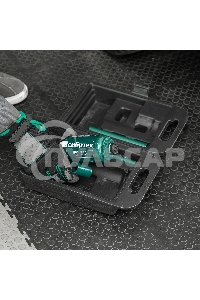 Домкрат гидравлический Сибртех бутылочный, 5т, 180-340мм, в пласт. кейсе