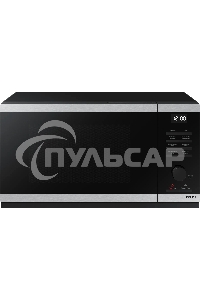 Микроволновая печь Samsung MS23DG4504ATBW нержавеющая сталь/черный, 23 л, 800 Вт, переключатели - сенсор/поворотный механизм