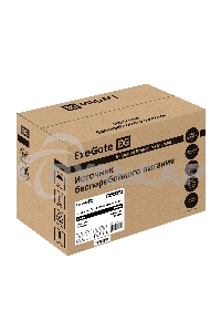 Источник бесперебойного питания ExeGate Power Back BNB-500.LED.2SH 500VA/300W, LED, 2*Schuko, черный