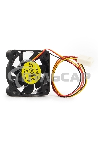 Вентилятор для корпуса Gembird D40SM-12A-25 черный, 40 мм, 5000 об/мин, 27 дБ, 3 pin