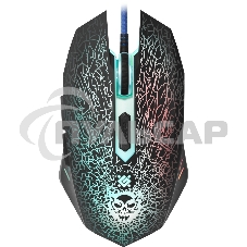 Мышь проводная Defender Shock GM-110L черный, 3200 dpi, USB, кнопки - 6