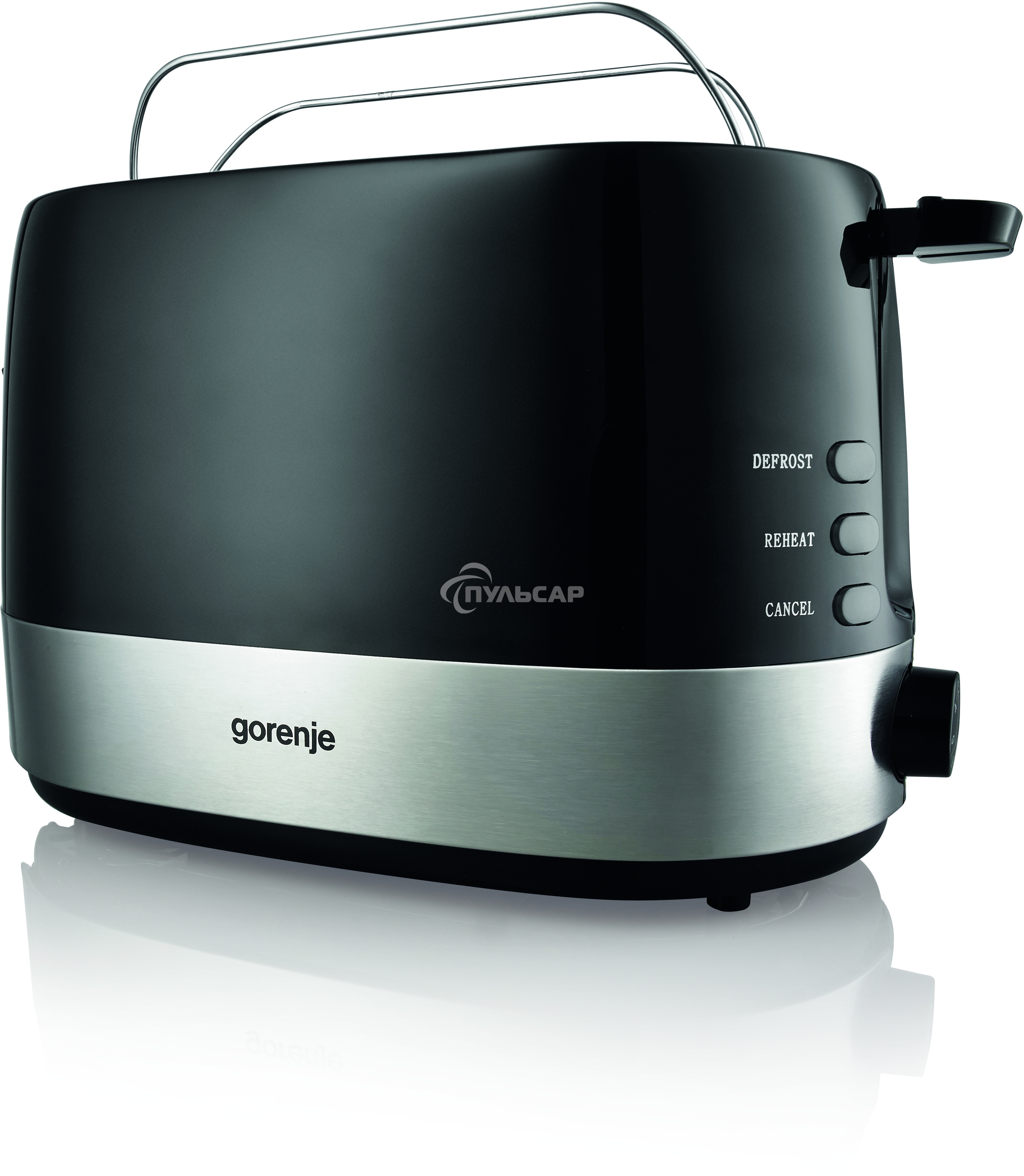 Тостер Gorenje T850BK 850Вт черный/серебристый