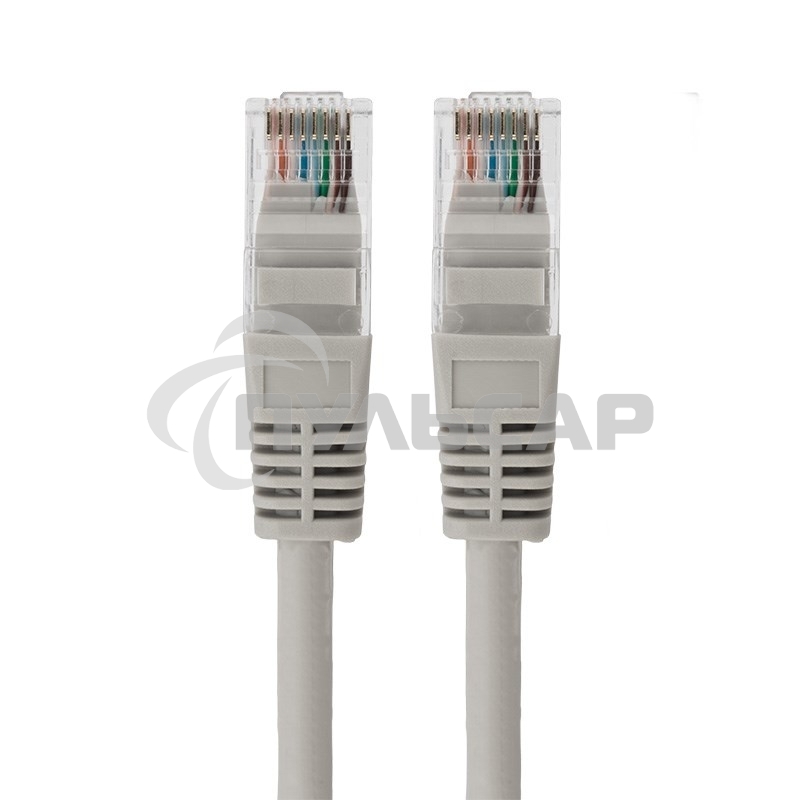 Пaтч-корд U/UTP Rexant, кат.5e, RJ45-RJ45, неэкранированный, LSZH серый, 1м