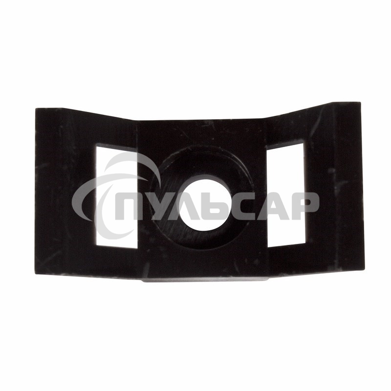 Площадка для крепления стяжки Rexant (ПС-2) 29x15 мм, черная, упаковка 100 шт.