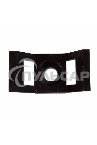 Площадка для крепления стяжки Rexant (ПС-2) 29x15 мм, черная, упаковка 100 шт.