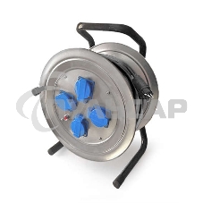 Удлинитель Союз ТМ сил. на металл. катушке с 4 гн. 4000 Вт з/к КГ IP-44 50м 481S-4005