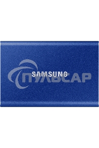 Внешний SSD Samsung T7, 2TB, USB 3.2 Gen 2 Type-C, R/W 1050/1000, синий