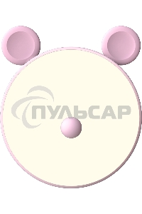 Ночник Gauss NN7024 мышка розовый