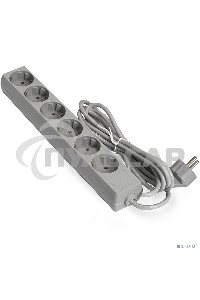 Сетевой фильтр ExeGate EX285835RUS ECE-6-5G (6 евророзетки с заземлением, 5м, серый)